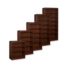 Lorell 60076 Bookcase 3 Shelves Adjustable 36