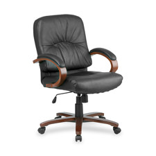 Lorell 60339 Managerial Mid Back Chair 26 1 2