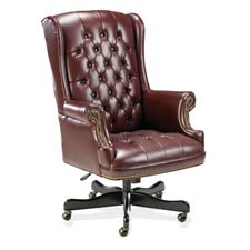 Lorell 60603 Executive Vinyl Swivel Chair 30