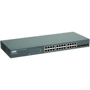 Lg SMCGS24C-SMART Smc 24port 10 100 1000 Smart Gigabit Enet Switch Wit