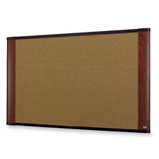 3m C3624LC Cork Board, Lt Cherry Finish Frame