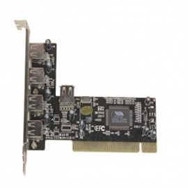 Syba SD-VIA-5U Usb 2.0, 5x (4 Ext. + 1 Int.) Ports Pci