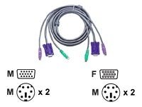 Aten 2L1001P/C 6ps2 Kvm Cable Vga  Ps2