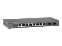 Netgear GS110T-100NAS Prosafe 10pt Gig Ethernet Smart Switch W 2 Dedic