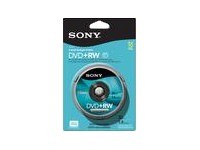 Sony 10DPW30RS2H 10 Pack 8cm Dvd Rw Spindle Skin Pack