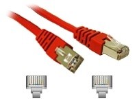 C2g 27247 5ft Cat5e Molded Shielded (stp) Network Patch Cable - Red