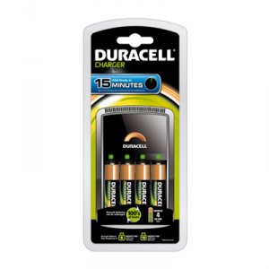 Duracell CEF15 Charger Aaaaa Nimh Includes 4 Aa Batteries Ion Speed 80