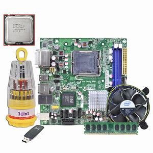 Generic A-DQ45EK-K1 Intel Dq45ek Socket 775 Mini Itx Motherboard Kit W