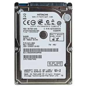 Hitachi 0J15082 Travelstar 5k750 640gb Sata300 5400rpm 8mb 2.5