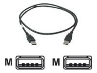 C2g 28106 2m Usb Cable-usb 2.0 A Male To A Male Black (6.6ft)-connect 