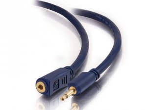 C2g 40624 1.5ft Velocityandtrade; 3.5mm Mf Mono Audio Extension Cable