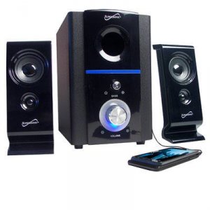 Supersonic SC-1120 2.1 Multimedia Speaker System In Black