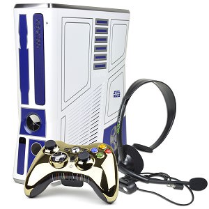 Microsoft XBOX360-SW-320GB-PB-R Xbox 360 Star Wars R2 D2 Limited Editi