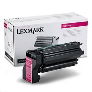 Original Lexmark 10B032M Toner Cartridge - Magenta - 15000 Pages At 5%