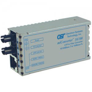 Omnitron 1100-0-1W 10100 Base-tx Fx Ethernet Us