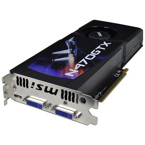 Msi N470GTX-M2D12-PB-R Geforce Gtx 470 1280mb Ddr5 Pci Express Pcie Du