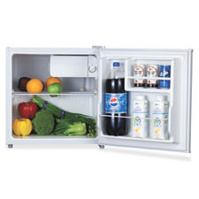 Lorell 84377 Compact Refrigerator Rev Dr 1.6 Cubic Ft Black