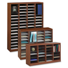 Safco 9311GR Literature Organizer 24 Cmptmnt 40