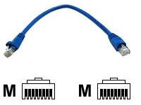 Link C6M-25-BUB Patch Cable - Rj-45 - Male - Rj-45 - Male - Unshielded