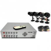 Astak CM-818DVR4V Cm 818dvr4v 4 Channel Mpeg4 Dvr System With 250gb Ha