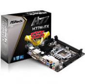 Asrock H77M-ITX H77m Itx Lga1155 Intel H77 Sata3usb3.0 Avgbe Mini Itx 