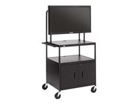 Bretford FP42MULC-P5BK Basics Flat Panel Multimedia Cart Fp42mulc-p5bk