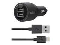 Belkin F8J071bt04-BLK Dual Usb Car Charger Black