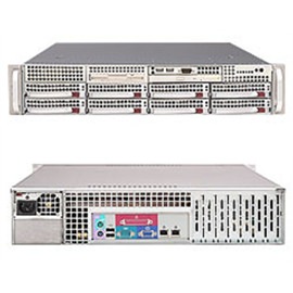 Supermicro CSE-825TQ-560LPB(3YR Case Cse 825tq 560lpb3yr 2u 8x3.5inch 