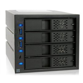 Icy MB974SP-2B Mb974sp 2b 4 X 3.5 Hdd In 3 X 5.25 Bay Sata Cage Usb 3.