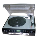 Pyle PLTTB9U Usb Turntable Direct To Digital Usb Sd Card Encoder Am Fm