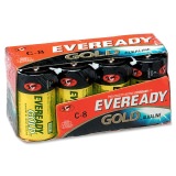 Energizer A93-8 Eveready C Size Family Pack