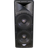 Pyle PADH124 1200 Watt Dual 12 3 Way Pa   Speaker Cabinet