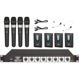 Pyle PDWM8700 Pro  Wireless Microphone System - 215.50 Hz Operating Fr