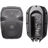 Pyle PPHP885A 400 Watts 8 Powered 2 Way Pla  Stic Molded Speaker Syste