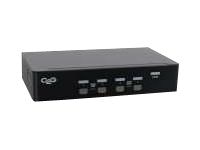 C2g 35573 4 Port Usb Disp Pt Kvm W Audio Cables To Go