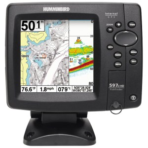 Humminbird 408120-1 Fishfinder 597ci Hard Drive Di Combo