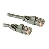 C2g 43140 80pk 14ft Cat5e Gray Utp Patch Molded Snagless