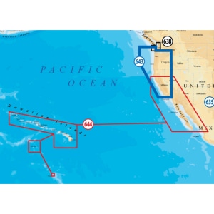 Navionics CF/643P Map California  Oregon