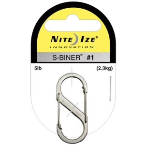 Niteize SB12PK01 Carabiner S Biner Size 1