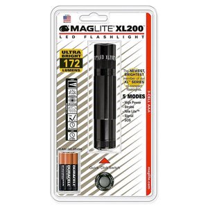 Maglite XL200S3016 Xl200 Led 3-cell Aaa 5 Modes Flashlight With Batter