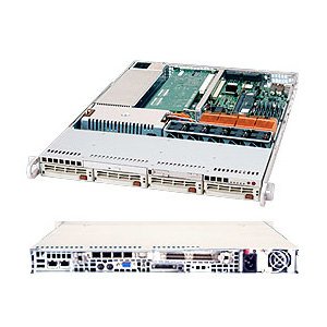 Supermicro SYS-6014P-8 W2k3 Ss Raid 0 1 5 2xgbe Vhdci 1u Rack Mount