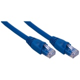 Qvs CC715A-03BL 3ft Cat6a Blue Gigabit Patch