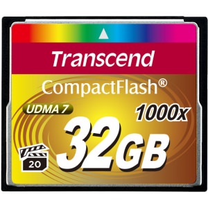 Transcend TS32GCF1000 32gb Cf Card (1000x, Type I )