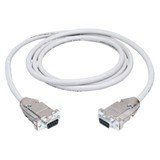 Black EYN257T-0050-FF Db9 Serial Null-modem Cable, Db9 Female