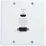 C2g 29260 Trulink Single Gang Hdmi+rs232  Over Cat5 White Wall Plate