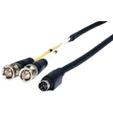 Comprehensive S4P-YC-6HR 6ft S-video To 2bnc Plugs Cabl