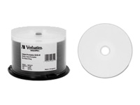 Verbatim 94889 Dvd+r, , 4.7gb, 8x, Datalifeplus White Thermal, 50pk Sp