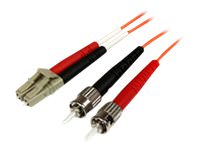 Startech 50FIBPLCST2 Cable  2m Ofnp Plenum Multimode 50125 Duplex Fibe