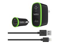 Belkin F8J031TT04-BLK Charger Kit With Lightning To Usb Cable (10 Watt