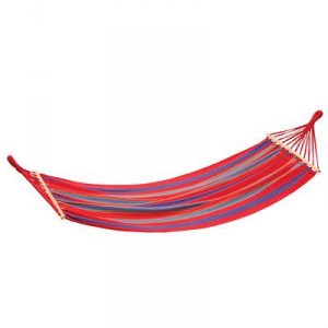 Stansport 3080060 Bahamas Single Cotton Hammock - Red